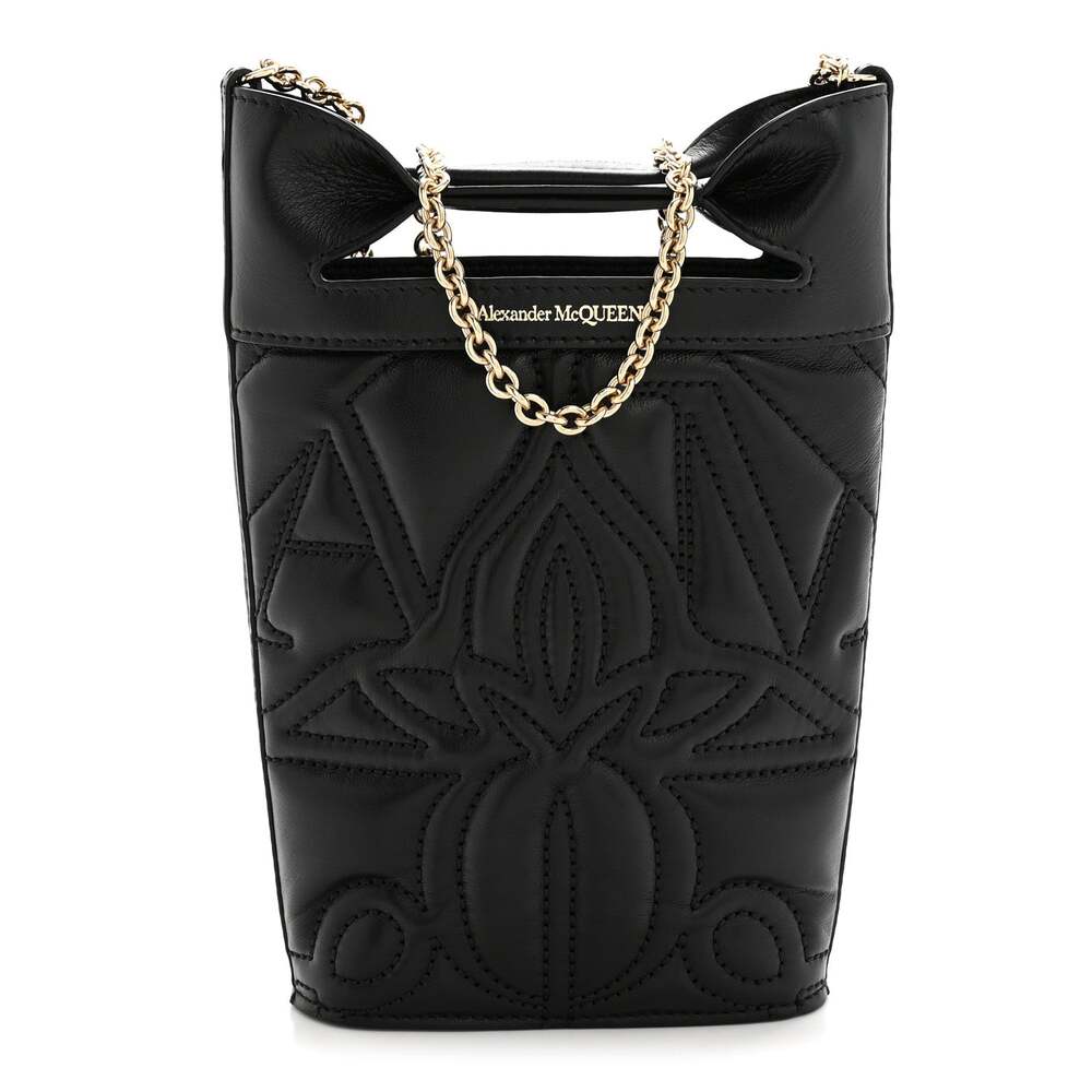 Alexander Mcqueen Calfskin Mini The Bow #313249A55B
